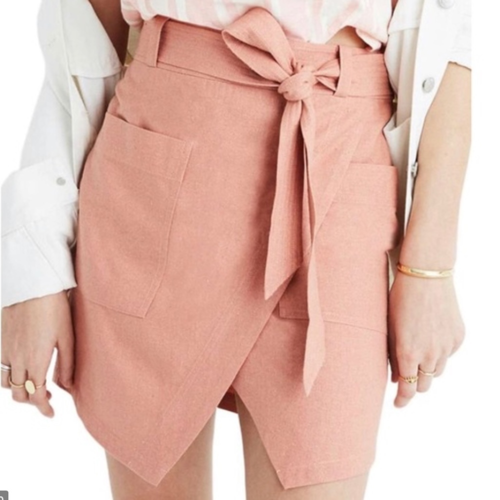 Madwell Portside Faux Wrap Skirt